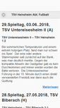Mobile Screenshot of fussball-heinsheim.de